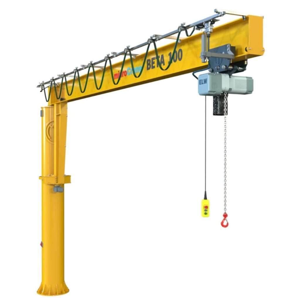 Konzolový bicyklový žeriav jib crane